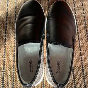 Michael Kors Black Slip-On Sneakers
